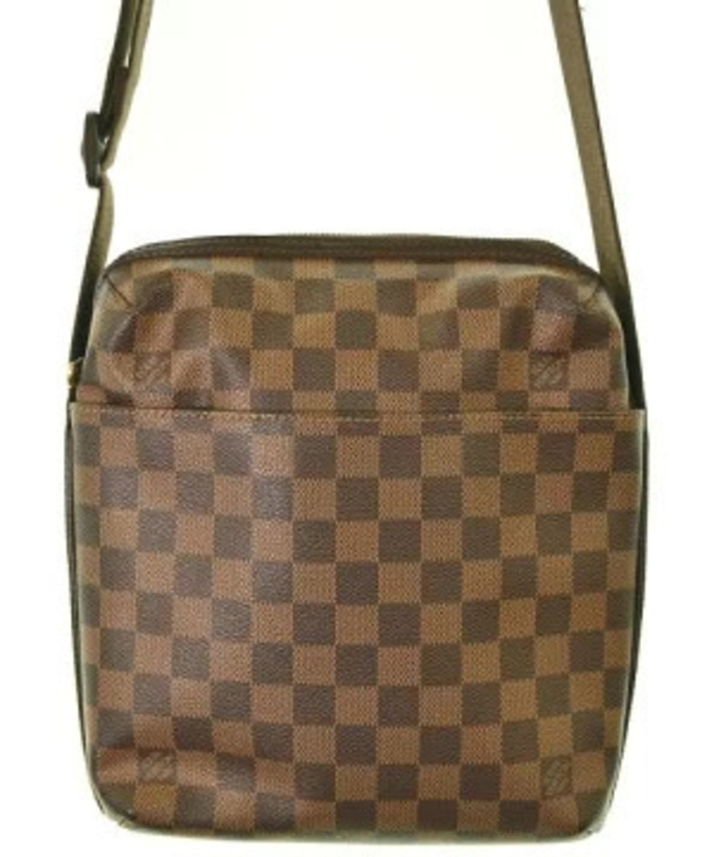Louis Vuitton Shoulder Bag Brown Checkered